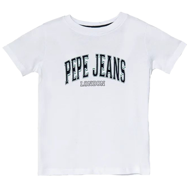 CAMISETA NIÑO PEPE JEANS LOGO UNIVERSITARIO