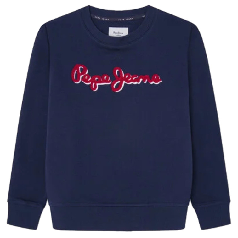 SUDADERA CUELLO REDONDO CON LOGO NIÑO PEPE JEANS