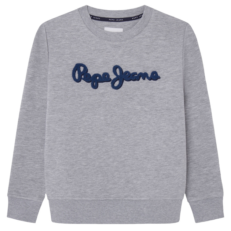 SUDADERA CUELLO REDONDO CON LOGO NIÑO PEPE JEANS