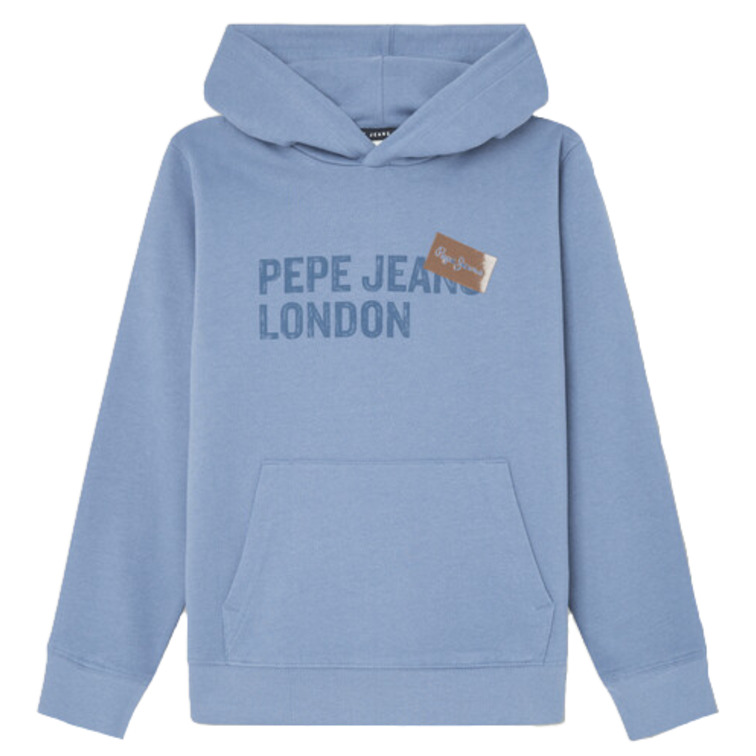 SUDADERA CON CAPUCHA NIÑO PEPE JEANS CON LOGO