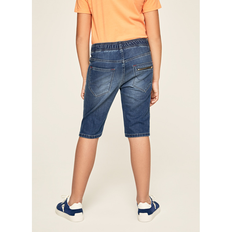 PANTALÓN CORTO NIÑO  PEPE JEANS GENE ZIP