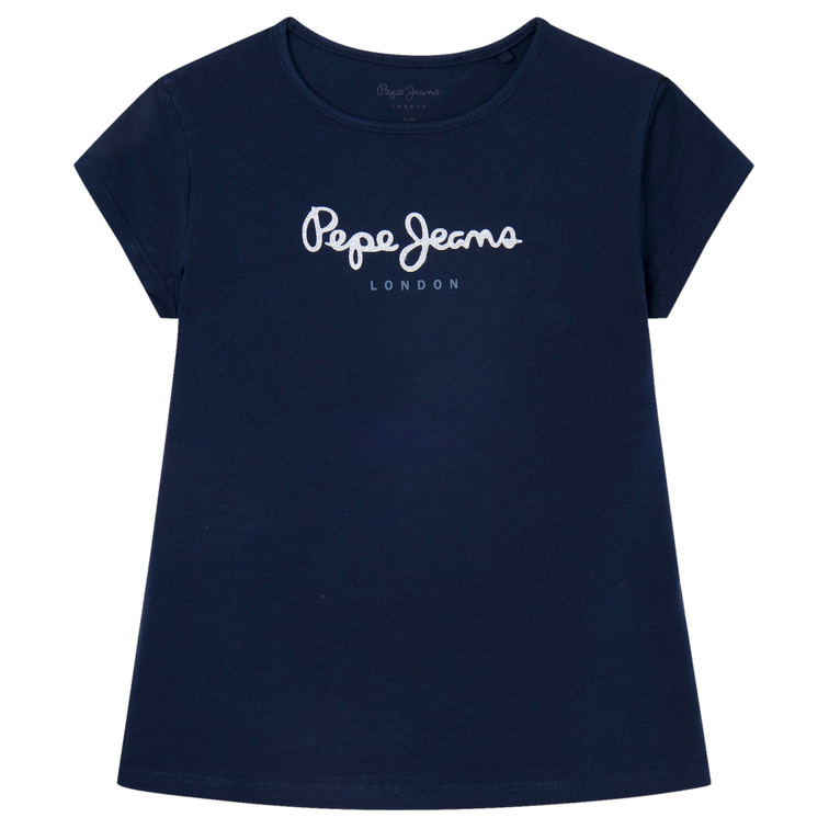 CAMISETA NIÑA  PEPE JEANS HANA GLITTER S/S N