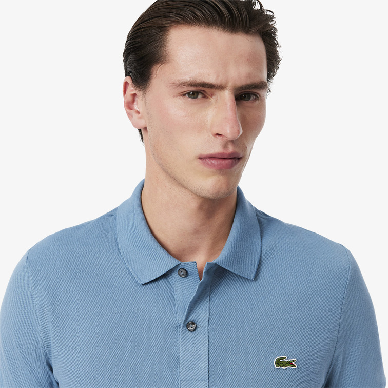 POLO HOMBRE  LACOSTE CHEMISE COL BORD-COTES MANCHES