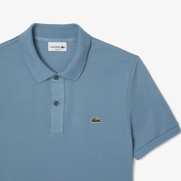 POLO HOMBRE  LACOSTE CHEMISE COL BORD-COTES MANCHES