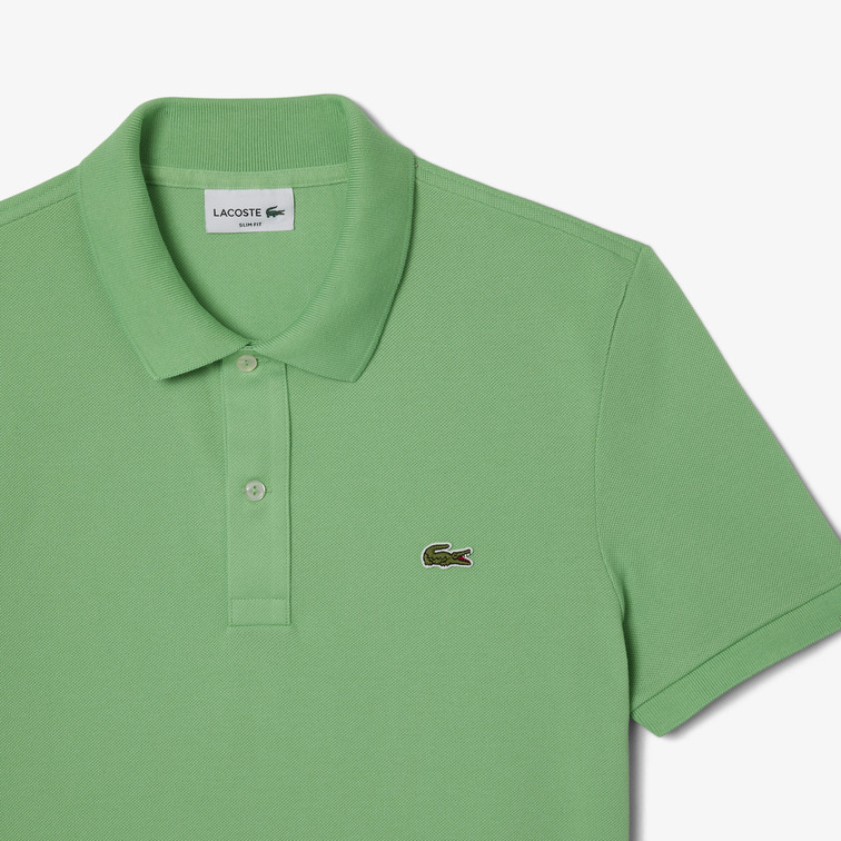 POLO HOMBRE  LACOSTE CHEMISE COL BORD-COTES MANCHES