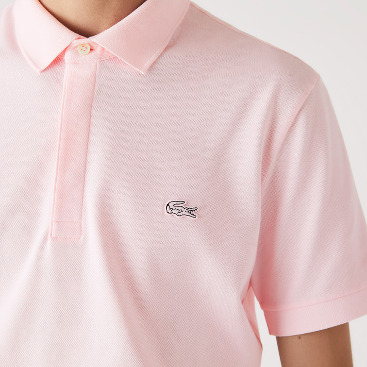 POLO HOMBRE  LACOSTE CHEMISE COL BORD-COTES MANCHES