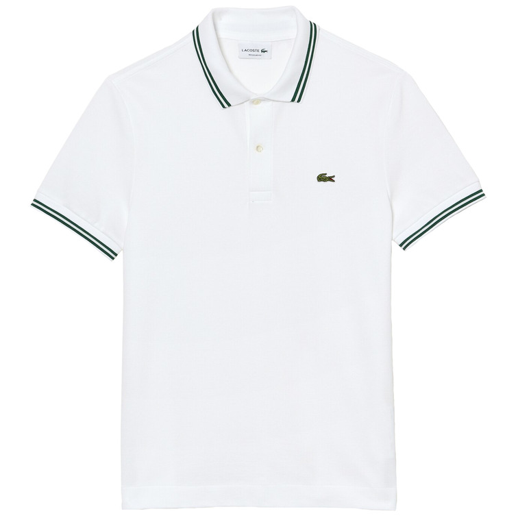 POLO HOMBRE  LACOSTE CHEMISE COL BORD-COTES MANCHES