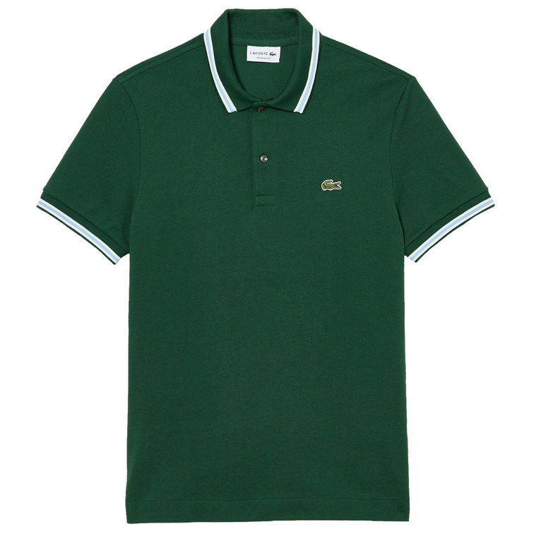 POLO HOMBRE  LACOSTE CHEMISE COL BORD-COTES MANCHES