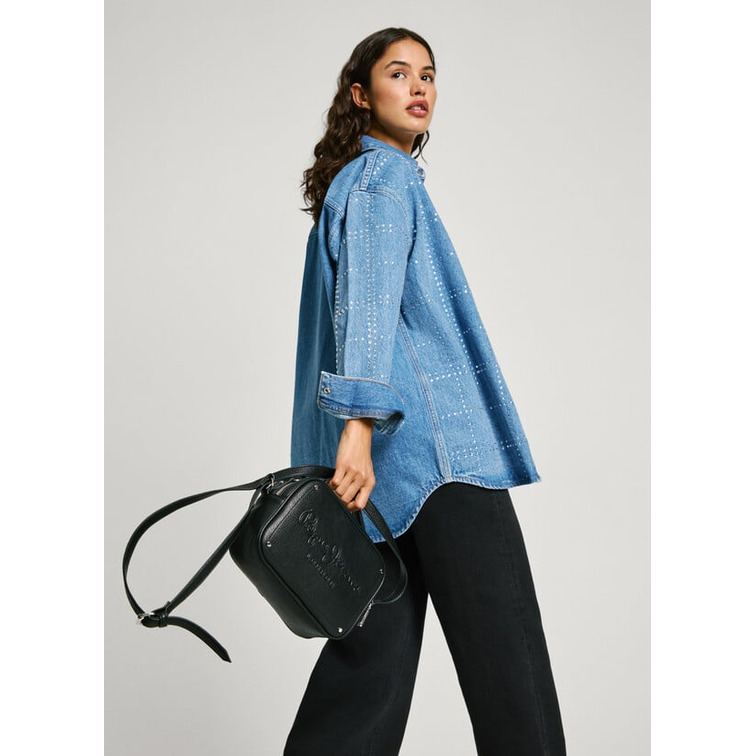 BOLSO BANDOLERA MUJER PEPE JEANS EFECTO PIEL