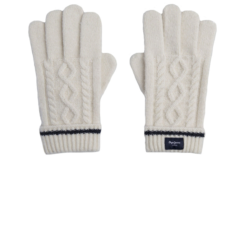 GUANTES MUJER PEPE JEANS PUNTO TRENZADO