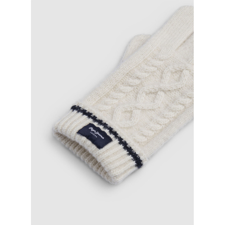 GUANTES MUJER PEPE JEANS PUNTO TRENZADO