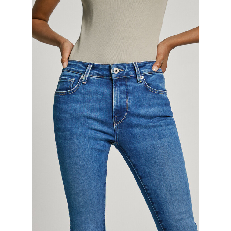 VAQUERO MUJER  PEPE JEANS FIT SKINNY TIRO MEDIO