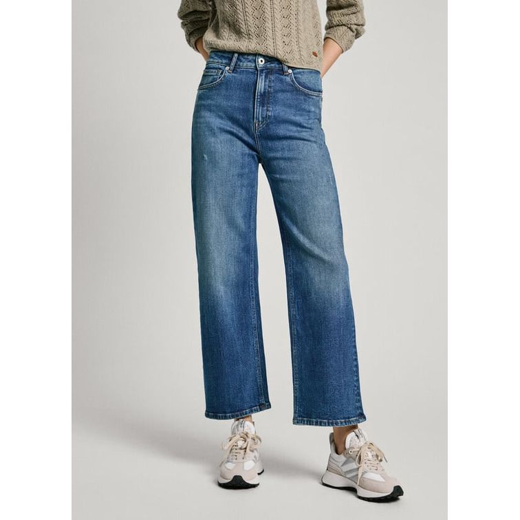 VAQUERO MUJER PEPE JEANS FIT RECTO TIRO ALTO