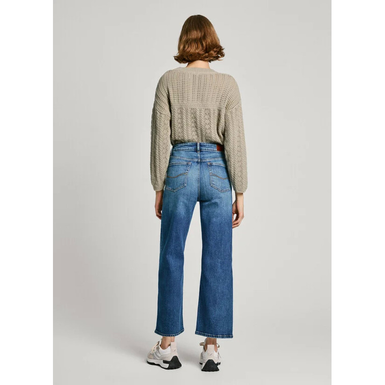 VAQUERO MUJER PEPE JEANS FIT RECTO TIRO ALTO