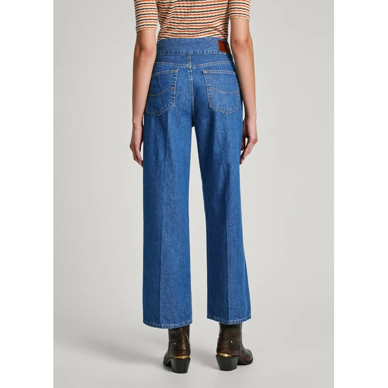 VAQUERO MUJER PEPE JEANS FIT RECTO TIRO ALTO