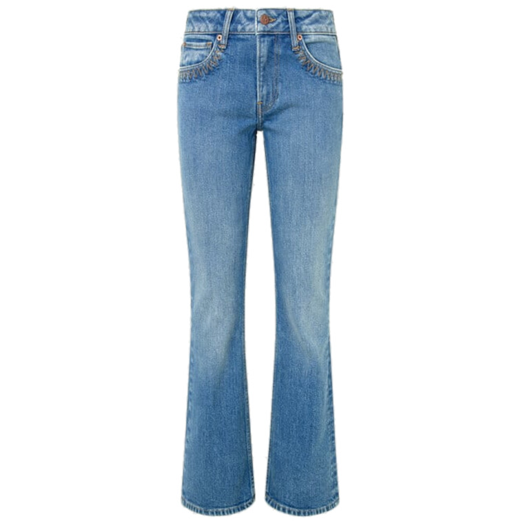 VAQUERO MUJER PEPE JEANS FIT FLARE TIRO BAJO