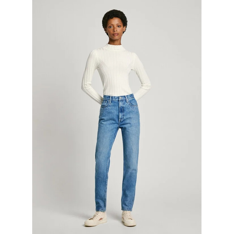 VAQUERO MUJER PEPE JEANS FIT SLIM TIRO ALTO