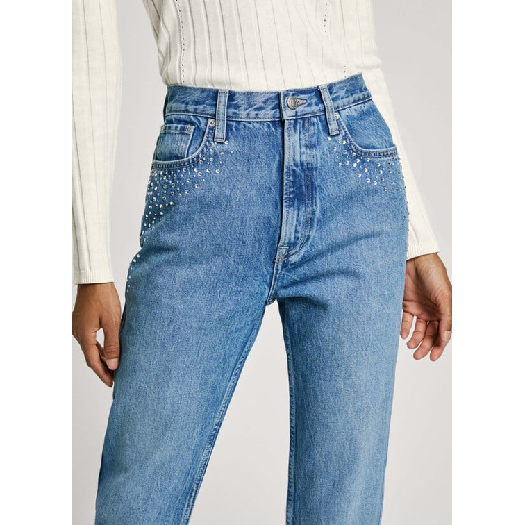 VAQUERO MUJER PEPE JEANS FIT SLIM TIRO ALTO