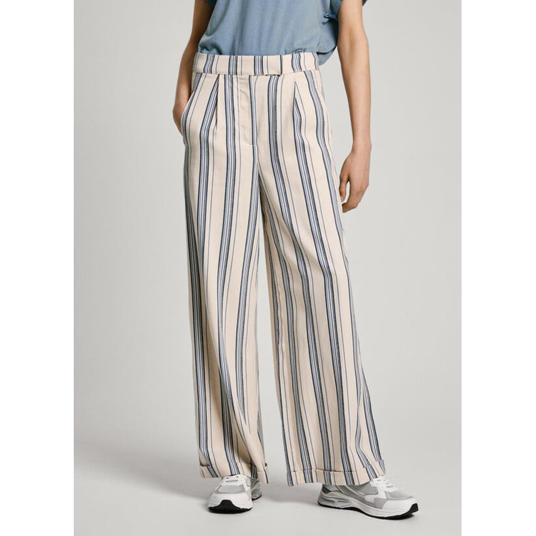 PANTALÓN PALAZZO RAYAS MUJER PEPE JEANS