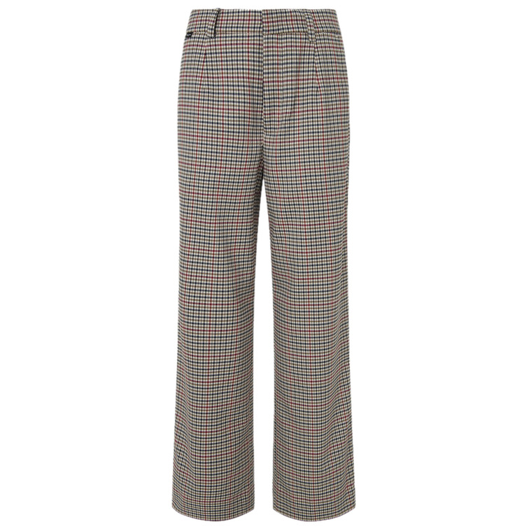 PANTALÓN RECTO MUJER PEPE JEANS PATA DE GALLO