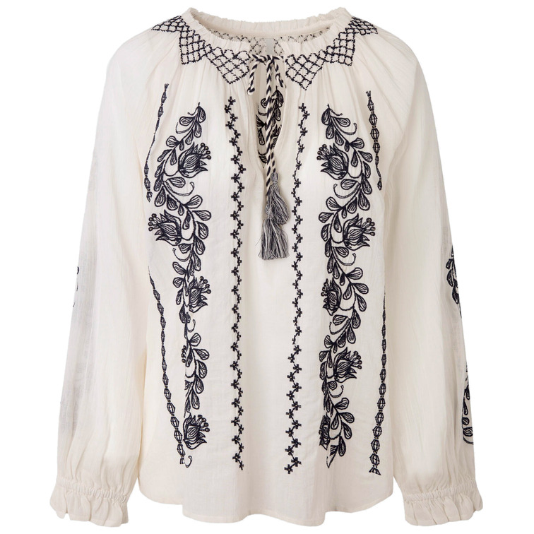 BLUSA BOHO CON BORDADOS PEPE JEANS PIPER