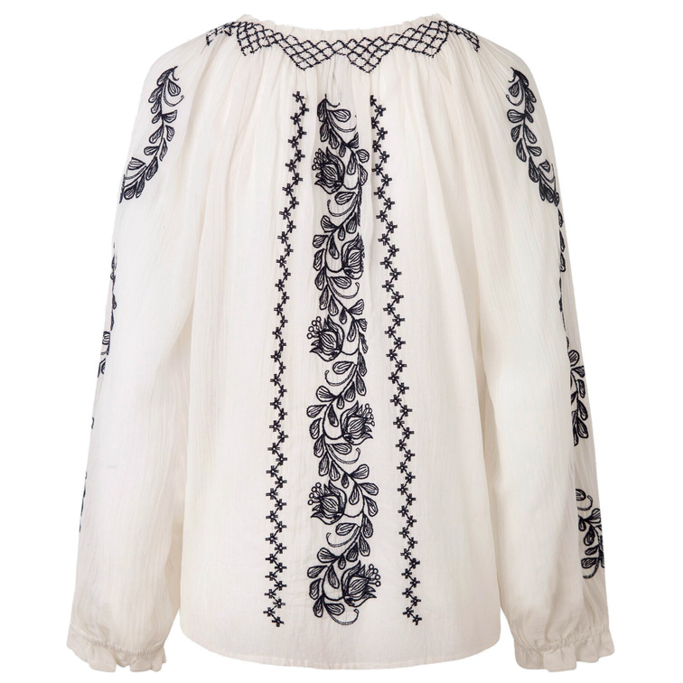 BLUSA BOHO CON BORDADOS PEPE JEANS PIPER