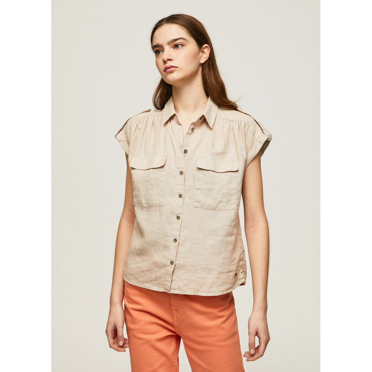 CAMISA UTILITY MANGA CORTA MUJER PEPE JEANS BRENDA