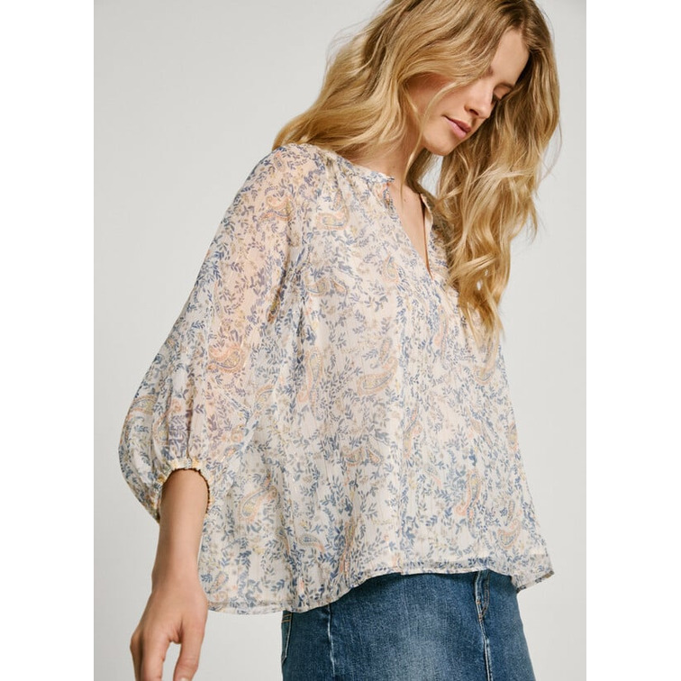 BLUSA CHIFÓN ESTAMPADO FLORAL MUJER PEPE JEANS