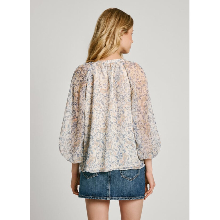 BLUSA CHIFÓN ESTAMPADO FLORAL MUJER PEPE JEANS