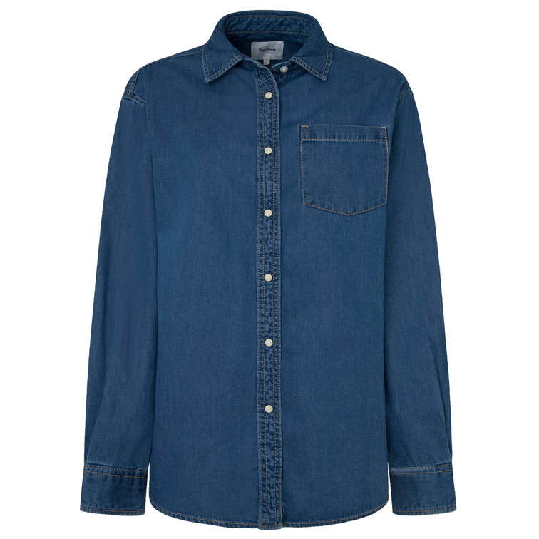 CAMISA DENIM FIT BOYFRIEND MUJER PEPE JEANS