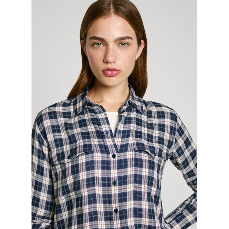 CAMISA MUJER PEPE JEANS DE CUADROS