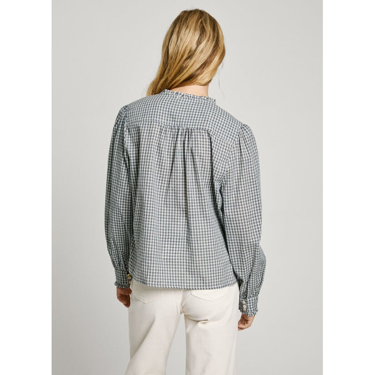 BLUSA CUADROS OVERSIZE MUJER PEPE JEANS