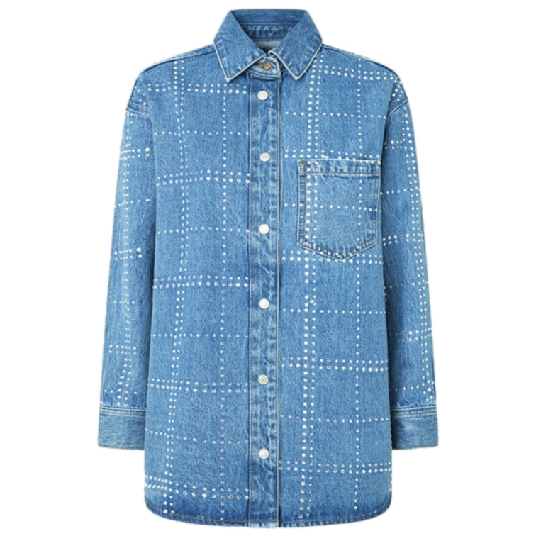 CAMISA VAQUERA OVERSIZE MUJER PEPE JEANS