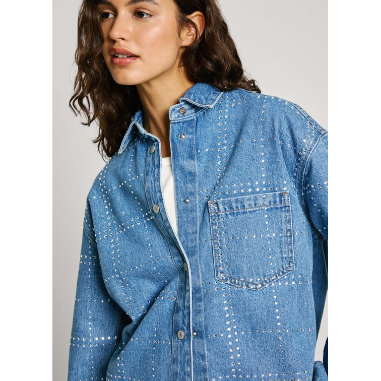 CAMISA VAQUERA OVERSIZE MUJER PEPE JEANS