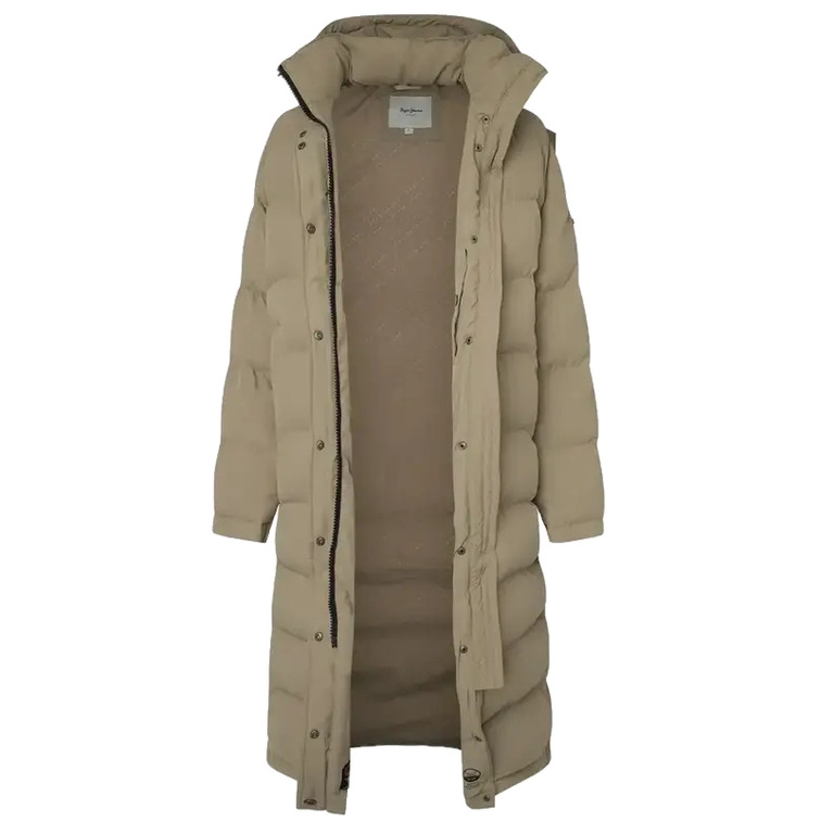 PLUMÍFERO LARGO MUJER PEPE JEANS IMPERMEABLE