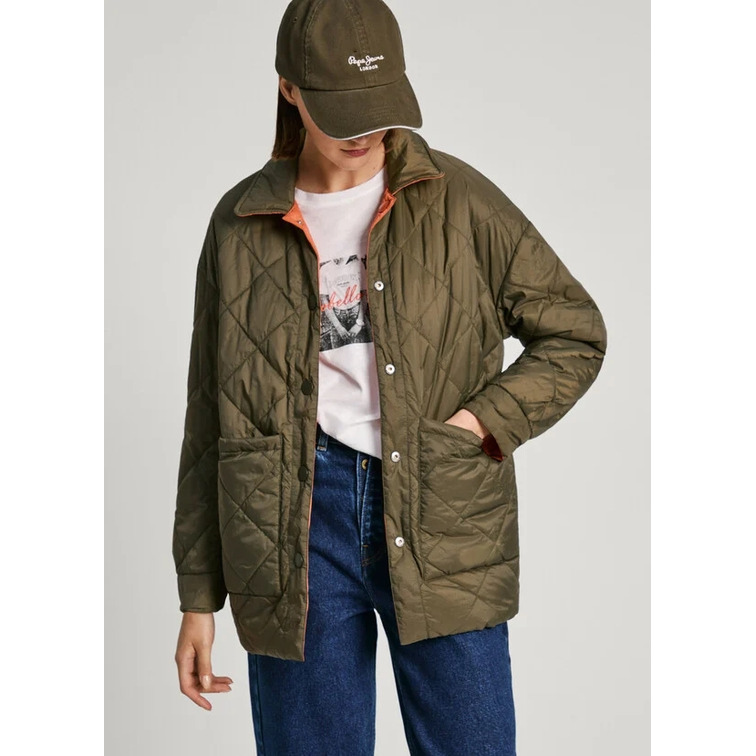 CAZADORA ACOLCHADA MUJER PEPE JEANS REVERSIBLE