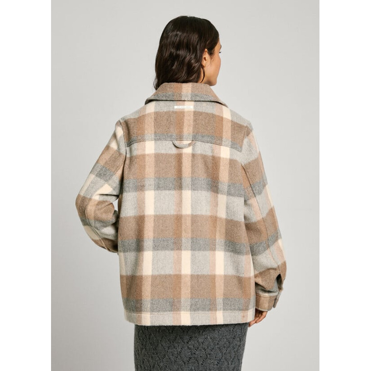 SOBRECAMISA MUJER PEPE JEANS DE CUADROS