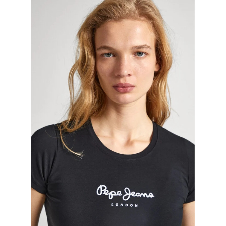 CAMISETA LOGO ESTAMPADO FIT SLIM MUJER PEPE JEANS