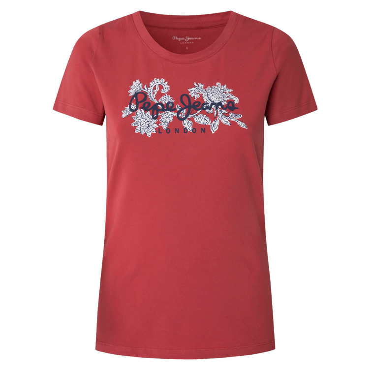 CAMISETA LYCRA LOGO ESTAMPADO MUJER PEPE JEANS NEREA