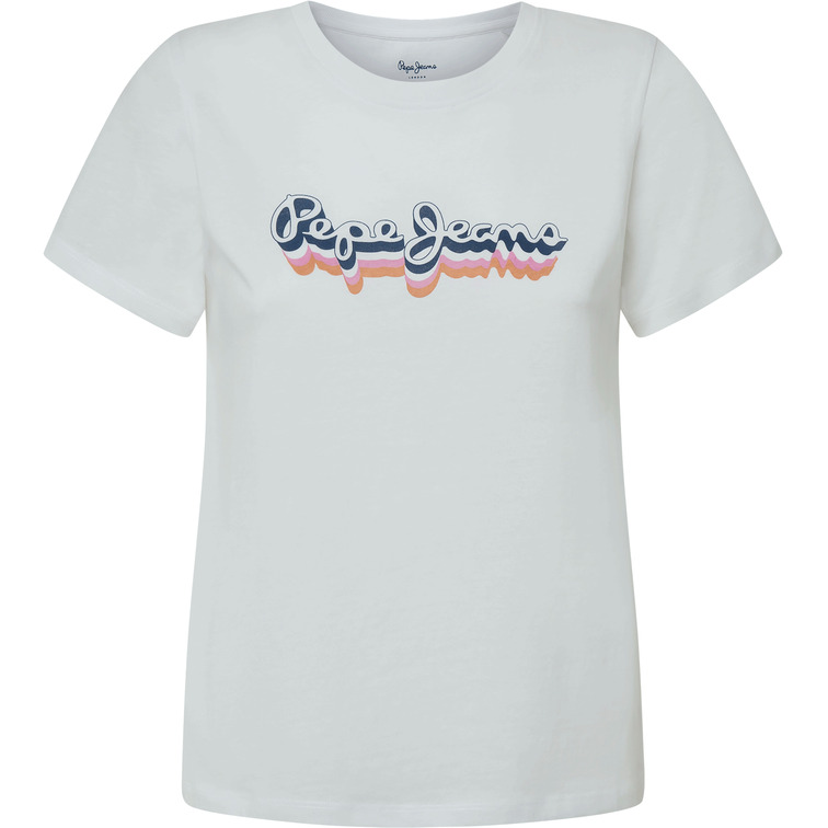 CAMISETA LOGO ESTAMPADO 3D MUJER PEPE JEANS