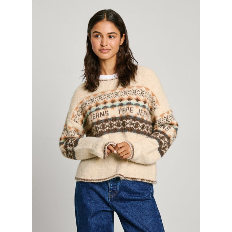 JERSEY DE PUNTO MUJER PEPE JEANS DISEÑO FAIRISLE