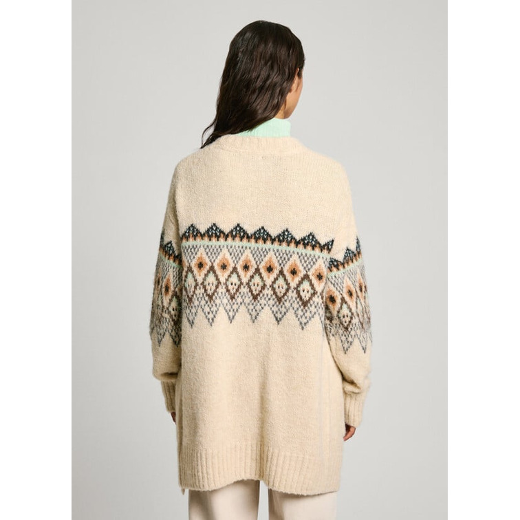 CÁRDIGAN DE PUNTO MUJER PEPE JEANS DISEÑO FAIRISLE