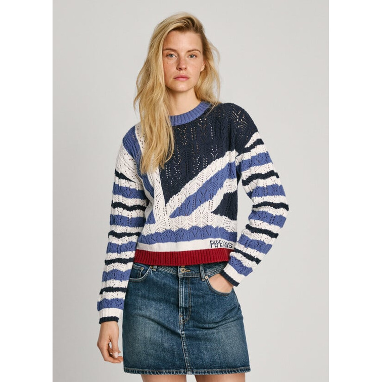 JERSEY CALADO MUJER  PEPE JEANS UNION JACK