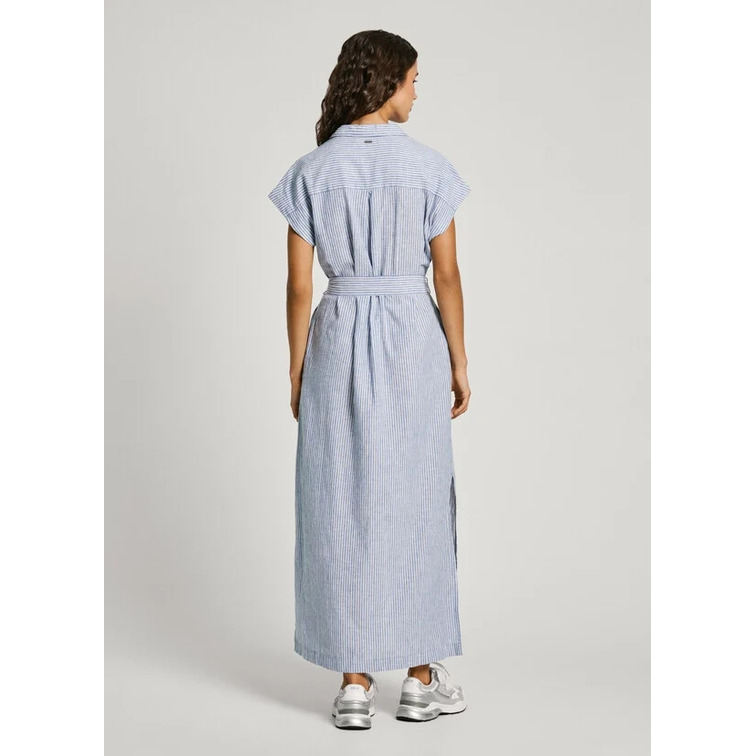 VESTIDO MIDI DE RAYAS MUJER PEPE JEANS MAYA