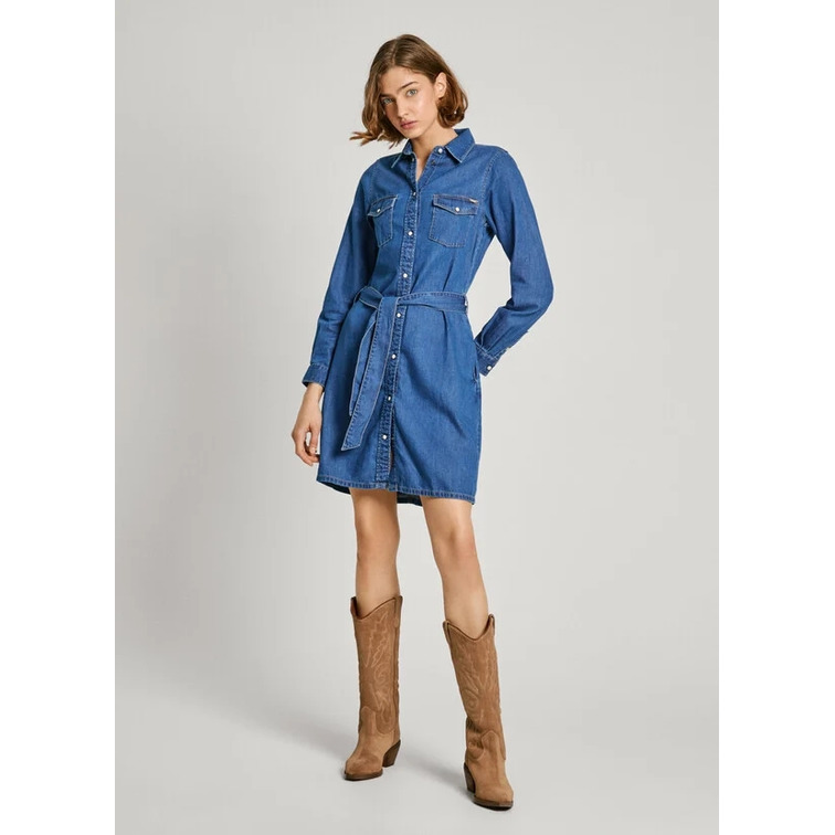 VESTIDO MUJER  PEPE JEANS REGULAR DENIM DRESS