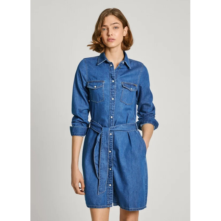 VESTIDO MUJER  PEPE JEANS REGULAR DENIM DRESS