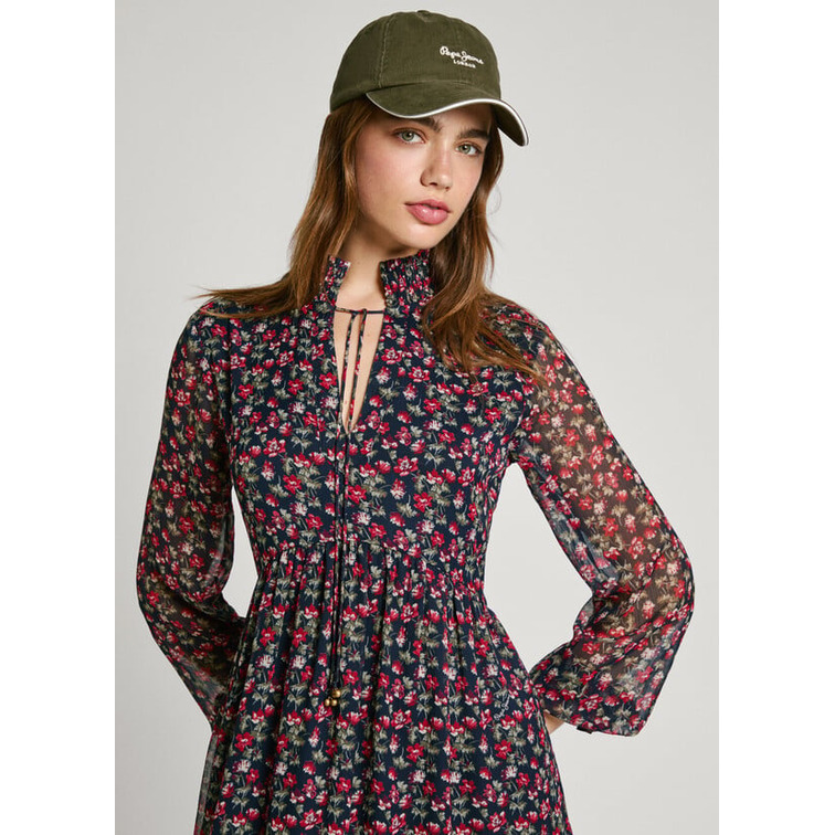 VESTIDO LARGO MUJER PEPE JEANS ESTAMPADO DE FLORES