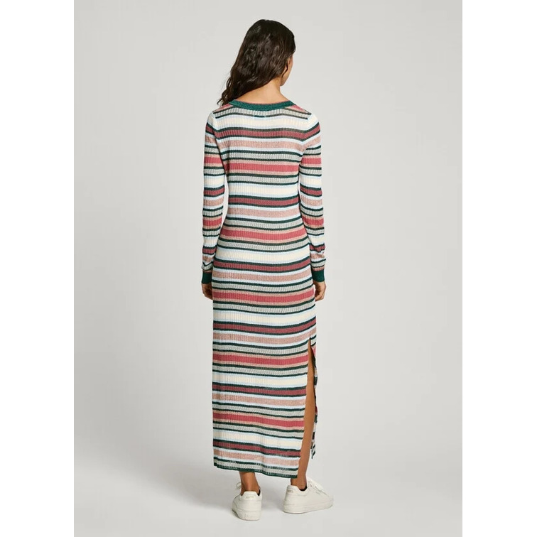 VESTIDO MIDI MUJER PEPE JEANS DE PUNTO CANALÉ