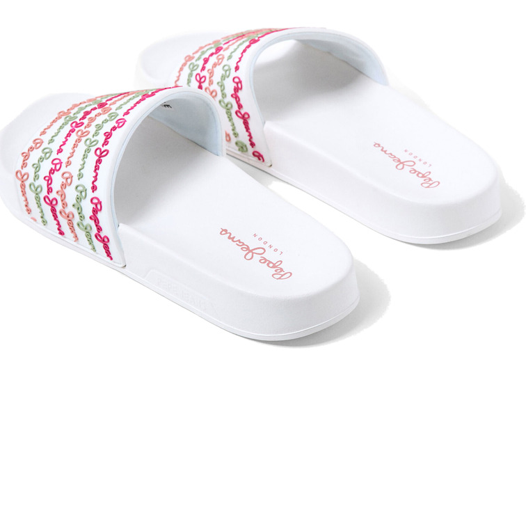 CHANCLAS CON LOGO MUJER PEPE JEANS SLIDER