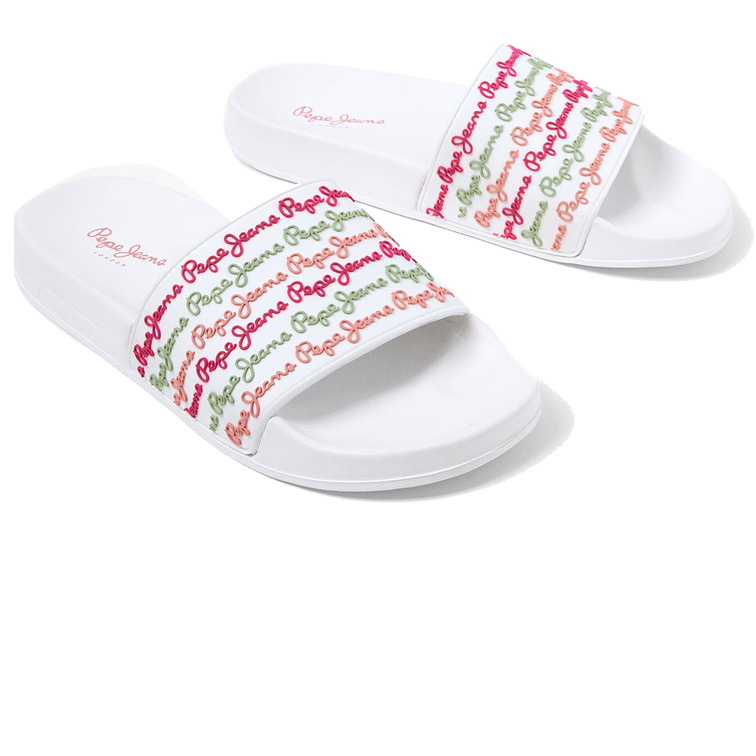 CHANCLAS CON LOGO MUJER PEPE JEANS SLIDER